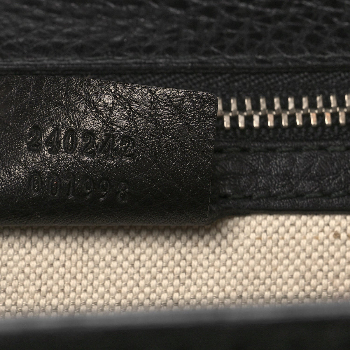 Calfskin Medium New Bamboo Top Handle Bag Black
