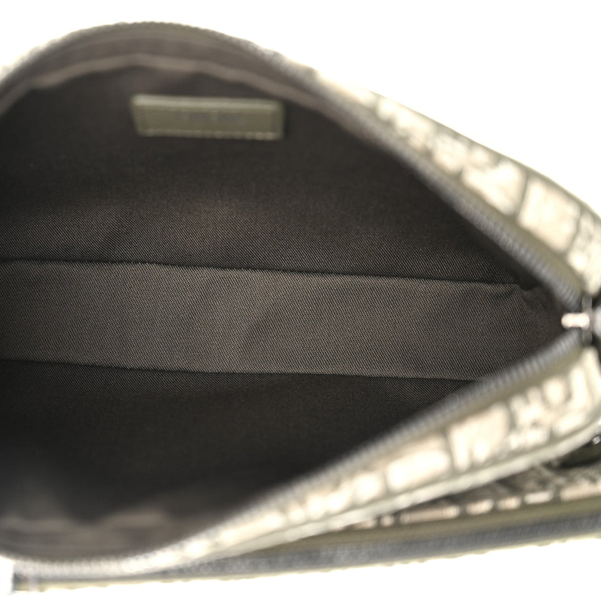 Oblique Saddle Triple Pouch Green