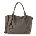Vitello Daino Large Tote Bag Clay Grey
