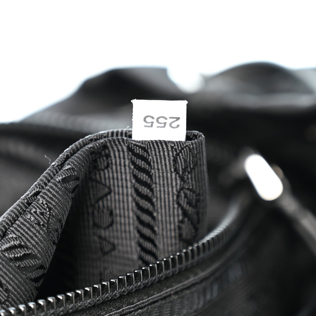 Nylon New Vela Studded Backpack Black