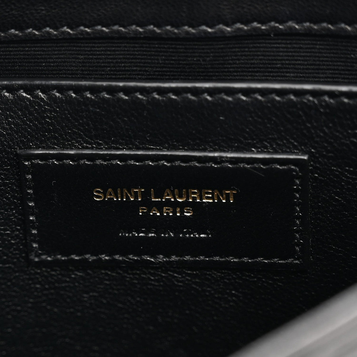 Lambskin Quilted Monogram Mini Nolita Black