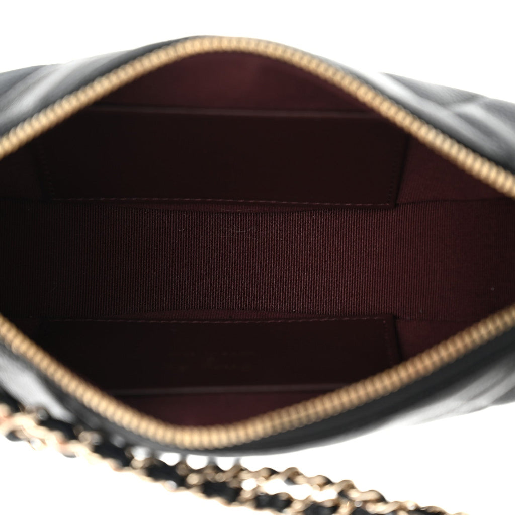Caviar Quilted Other Shape With Chain Black