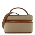 Canvas Calfskin Mini Gaby Vanity Case Desert Dust Brick