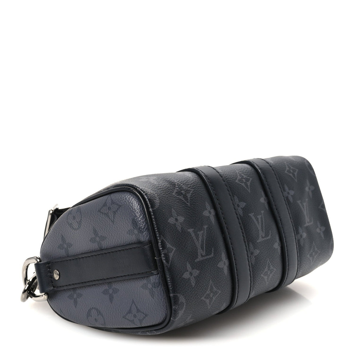 Reverse Monogram Eclipse Keepall Bandouliere 25 Black
