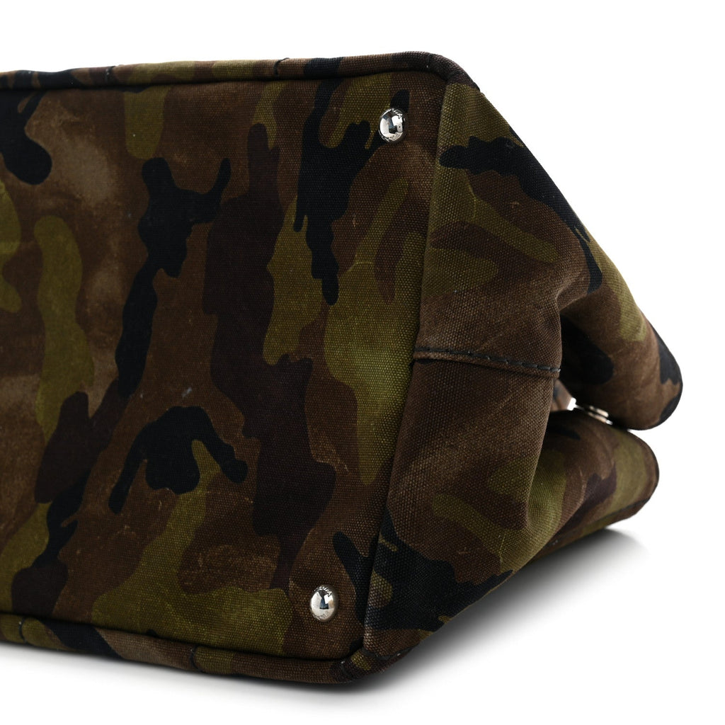 Canapa Camouflage Logo Tote Mimetico