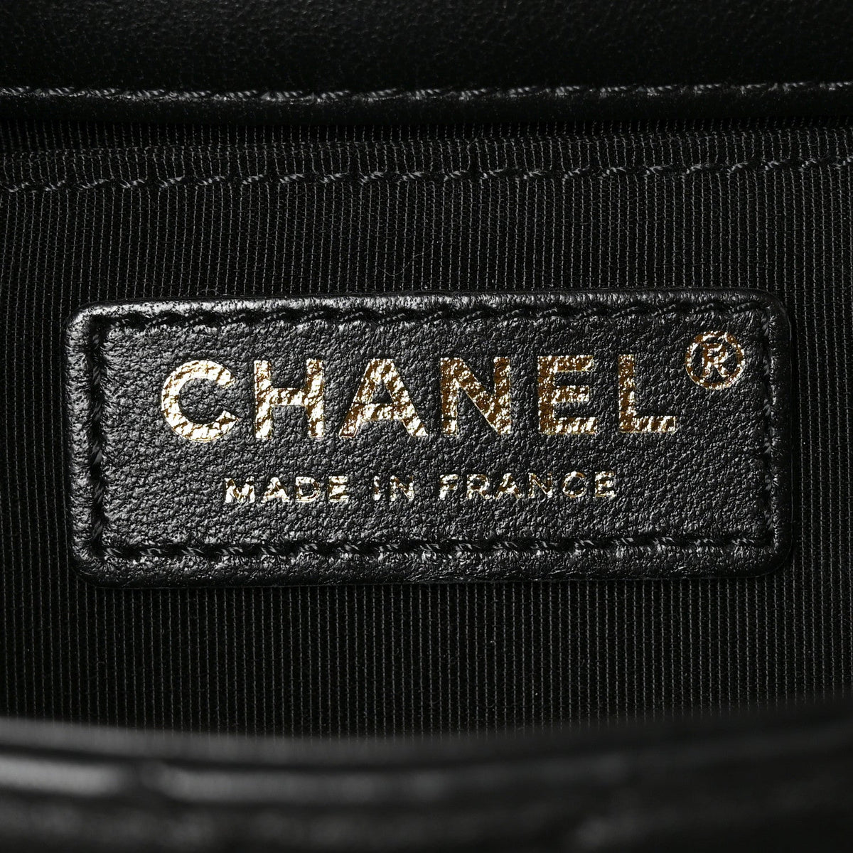 Lambskin Quilted Small My Precious Flap Black