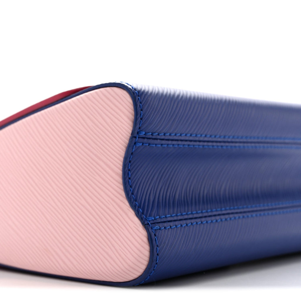 Epi Twist Shoulder Bag MM Pink Blue