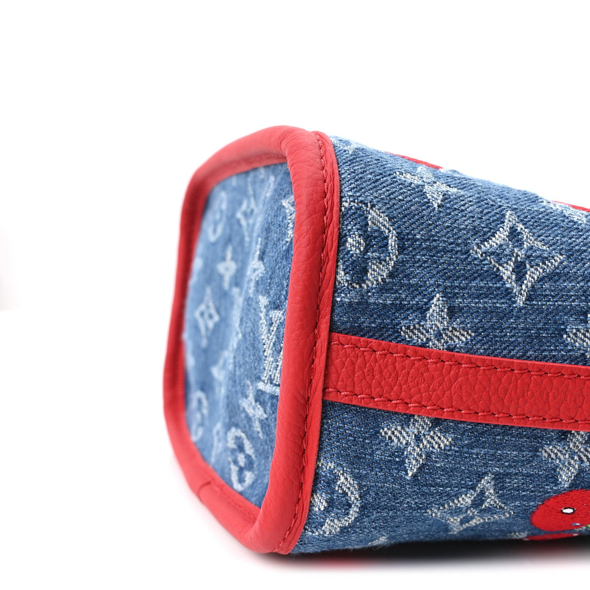 LV X TM Monogram Denim Cerises Neverfull Inside Out BB