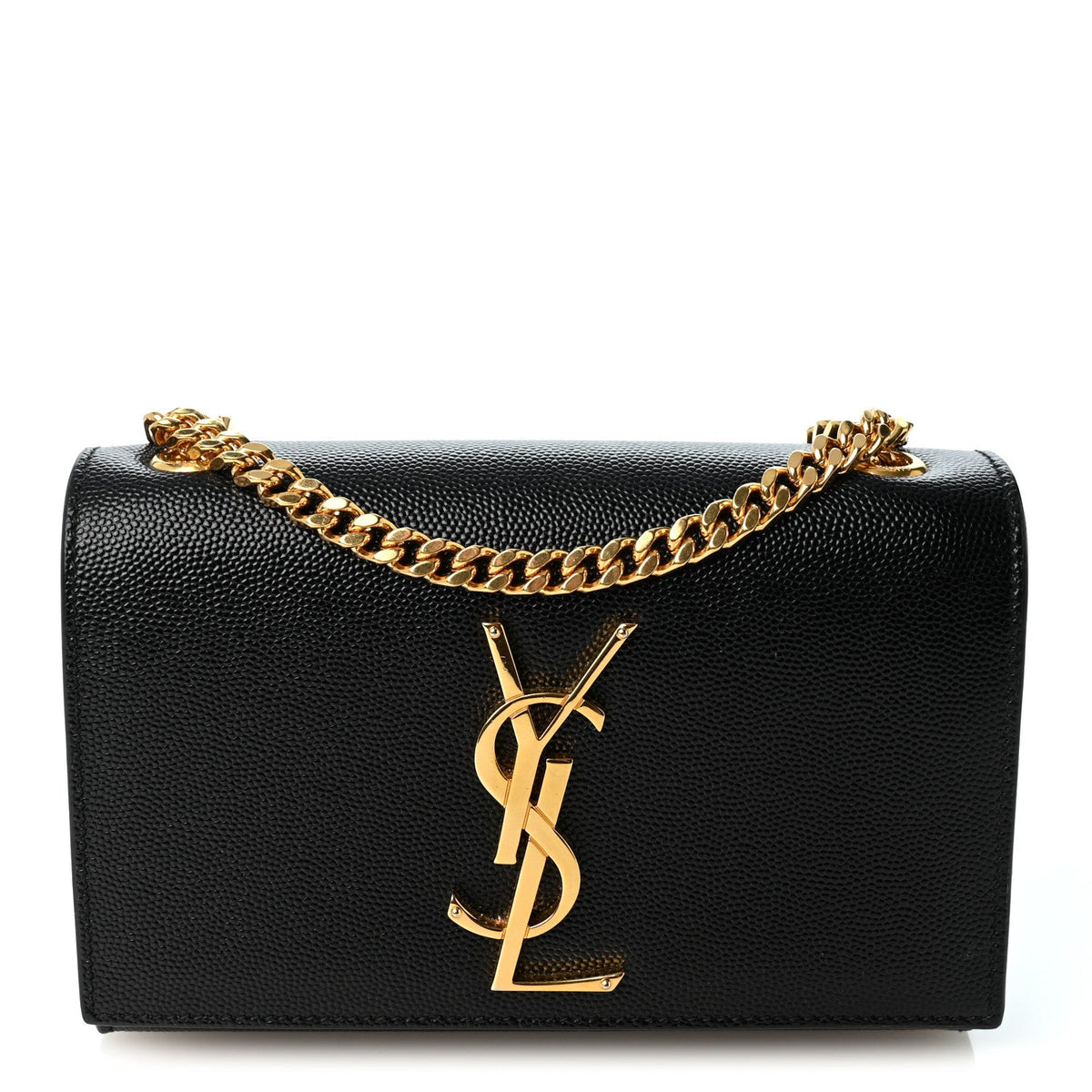 Grain De Poudre Small Monogram Kate Satchel Black