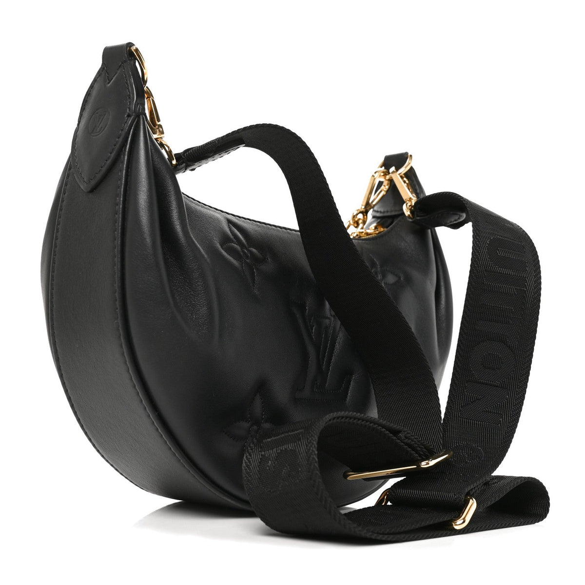 Calfskin Bubblegram Over The Moon Black