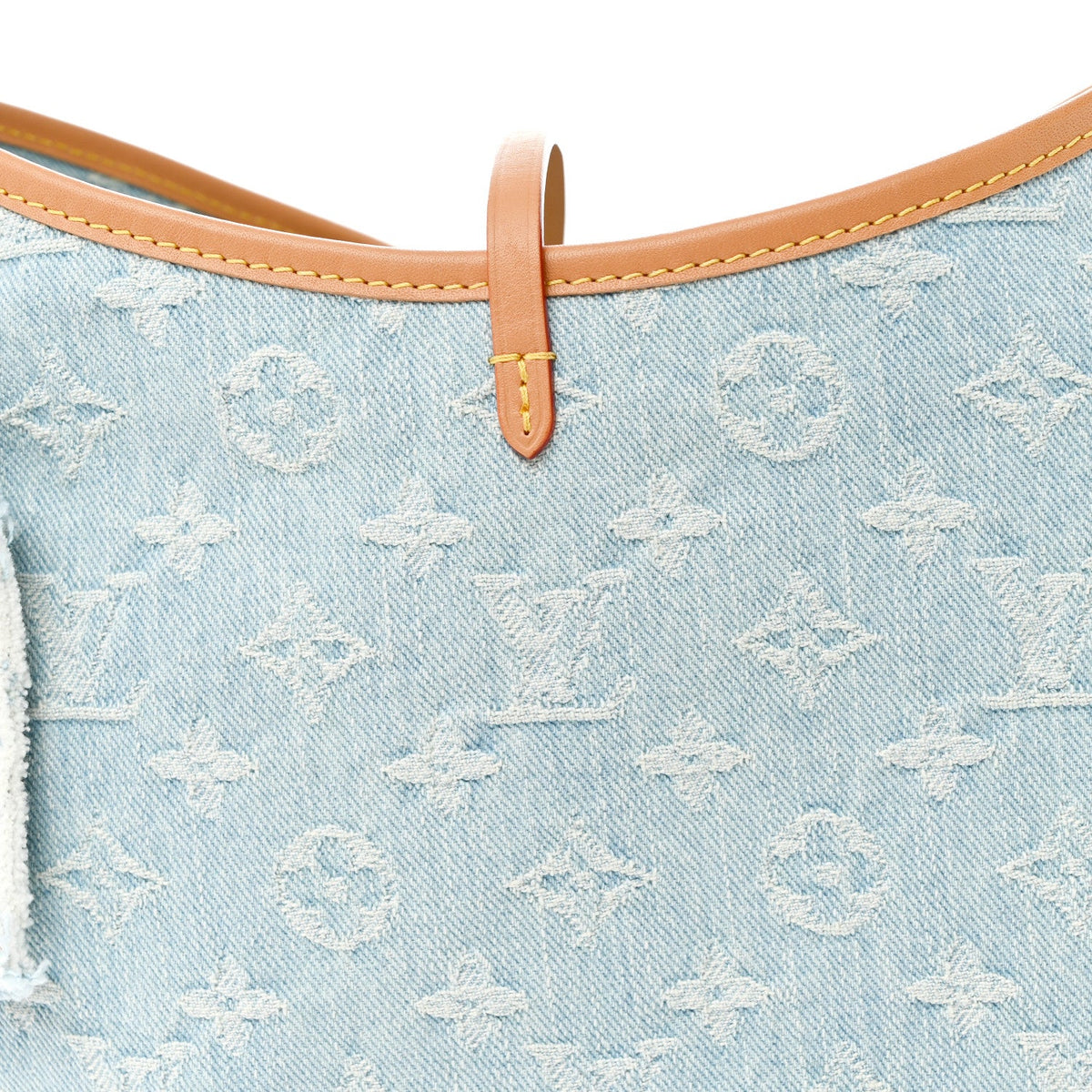 Monogram Denim CarryAll PM Sky Blue