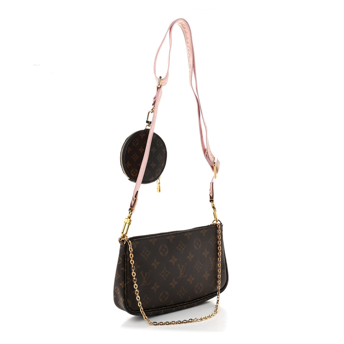 Monogram Multi Pochette Accessories Rose Clair