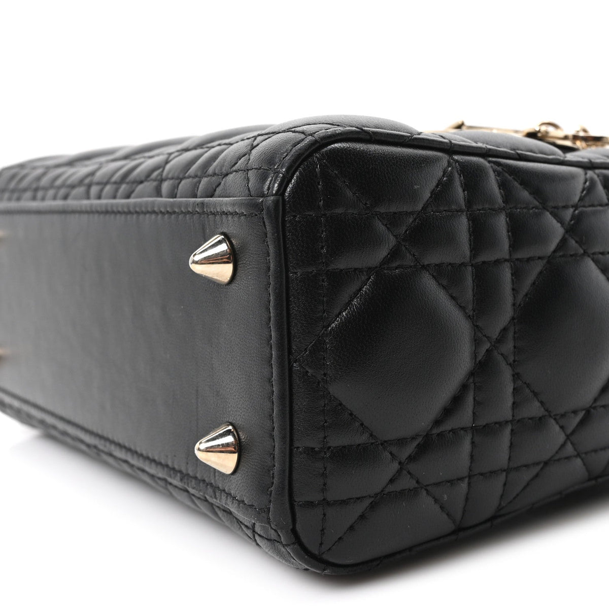 Lambskin Cannage Small My ABCDior Lady Dior Black