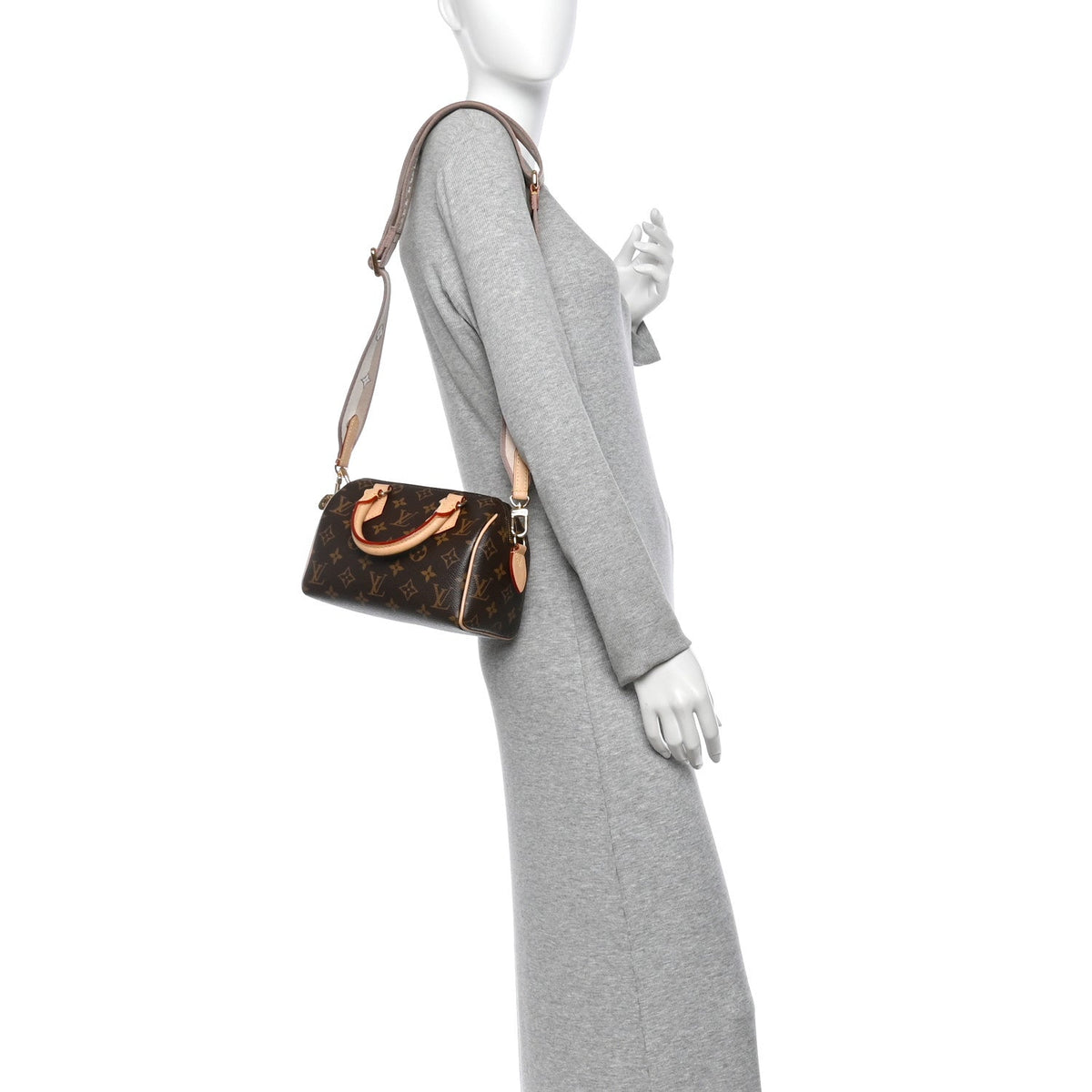Monogram Speedy Bandouliere 20 Beige
