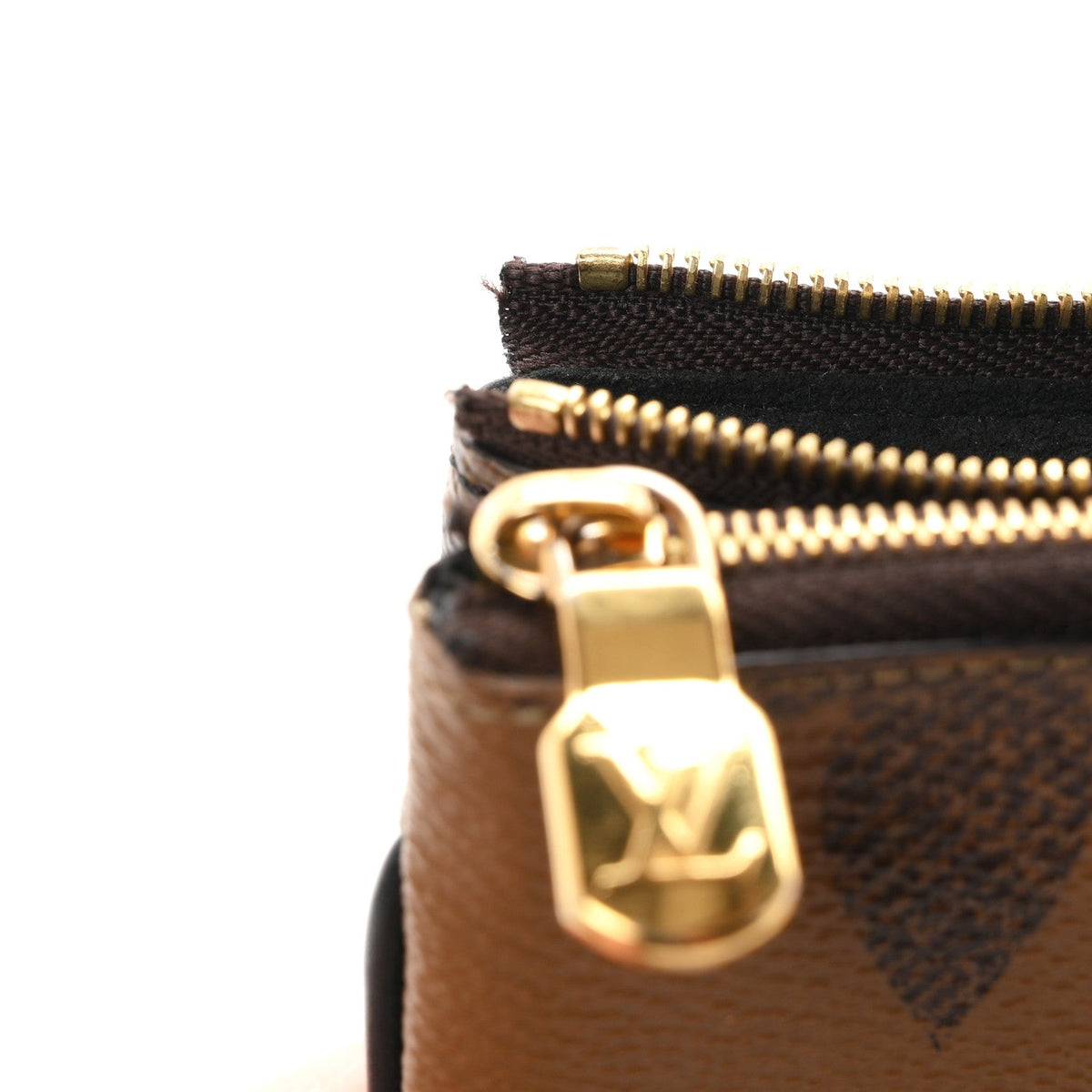 Reverse Monogram Giant Double Zip Pochette