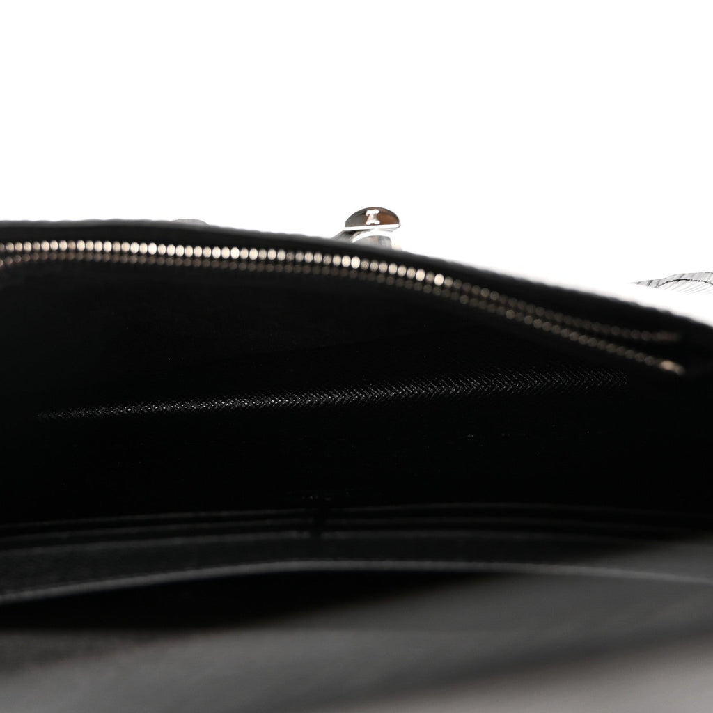 Epi Twist Belt Chain Wallet Black
