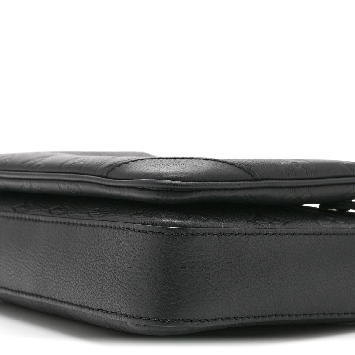 Calfskin Monogram Shadow Trio Messenger Black