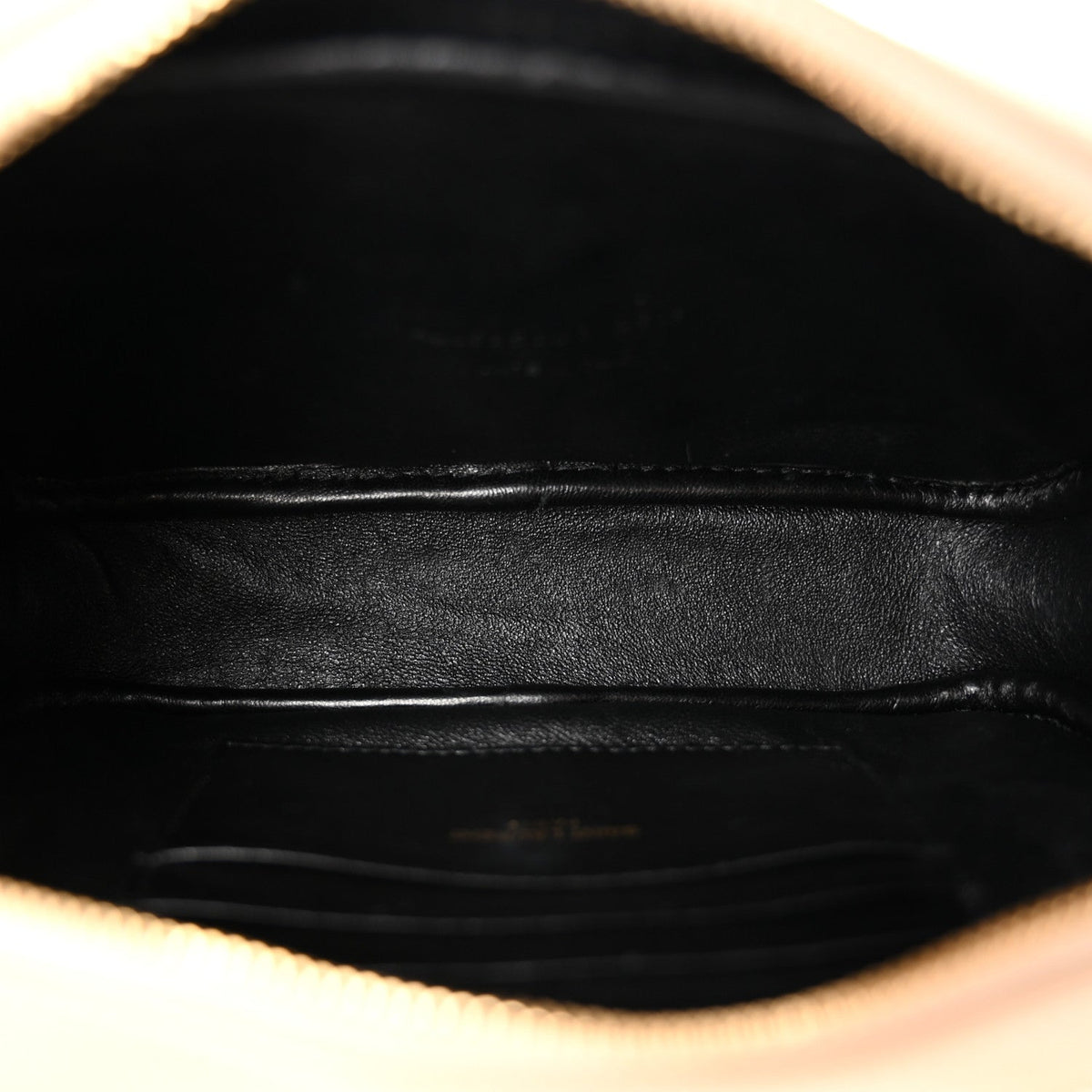 Grain De Poudre Matelasse Monogram Mini Lou Camera Bag Dark Beige