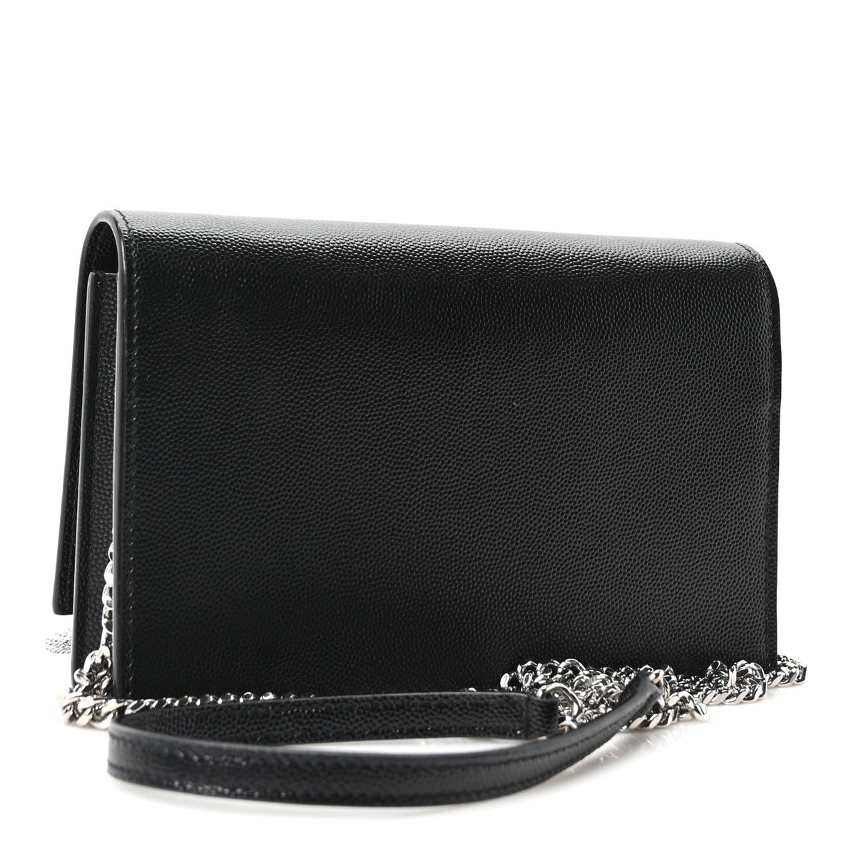 Grain De Poudre Classic Monogram Kate Tassel Chain Wallet Black