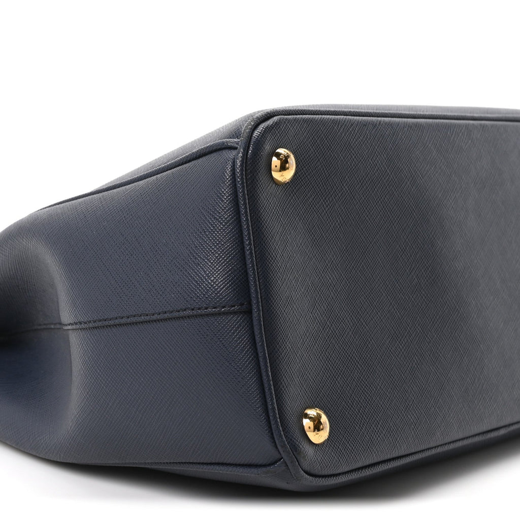 Saffiano Large Galleria Double Zip Tote Baltico