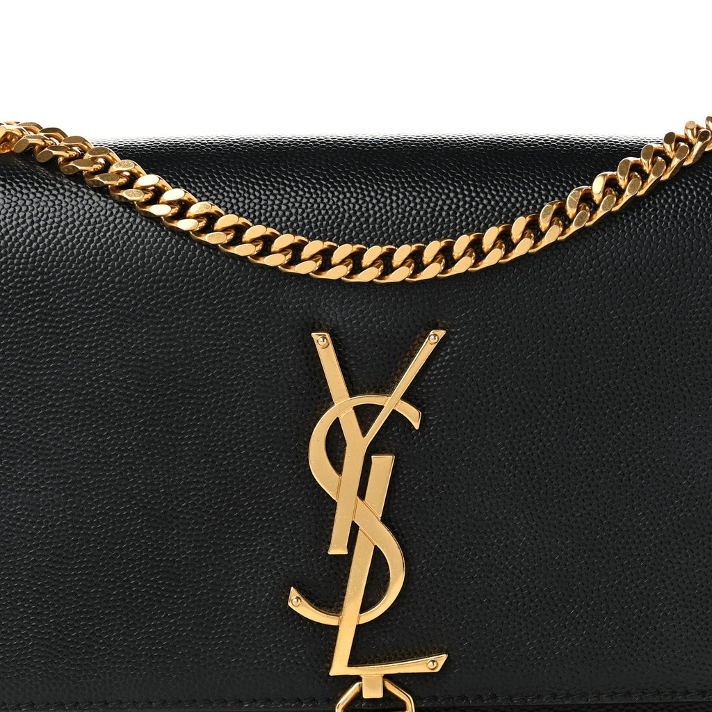 Grain De Poudre Small Classic Monogram Kate Tassel Satchel Black