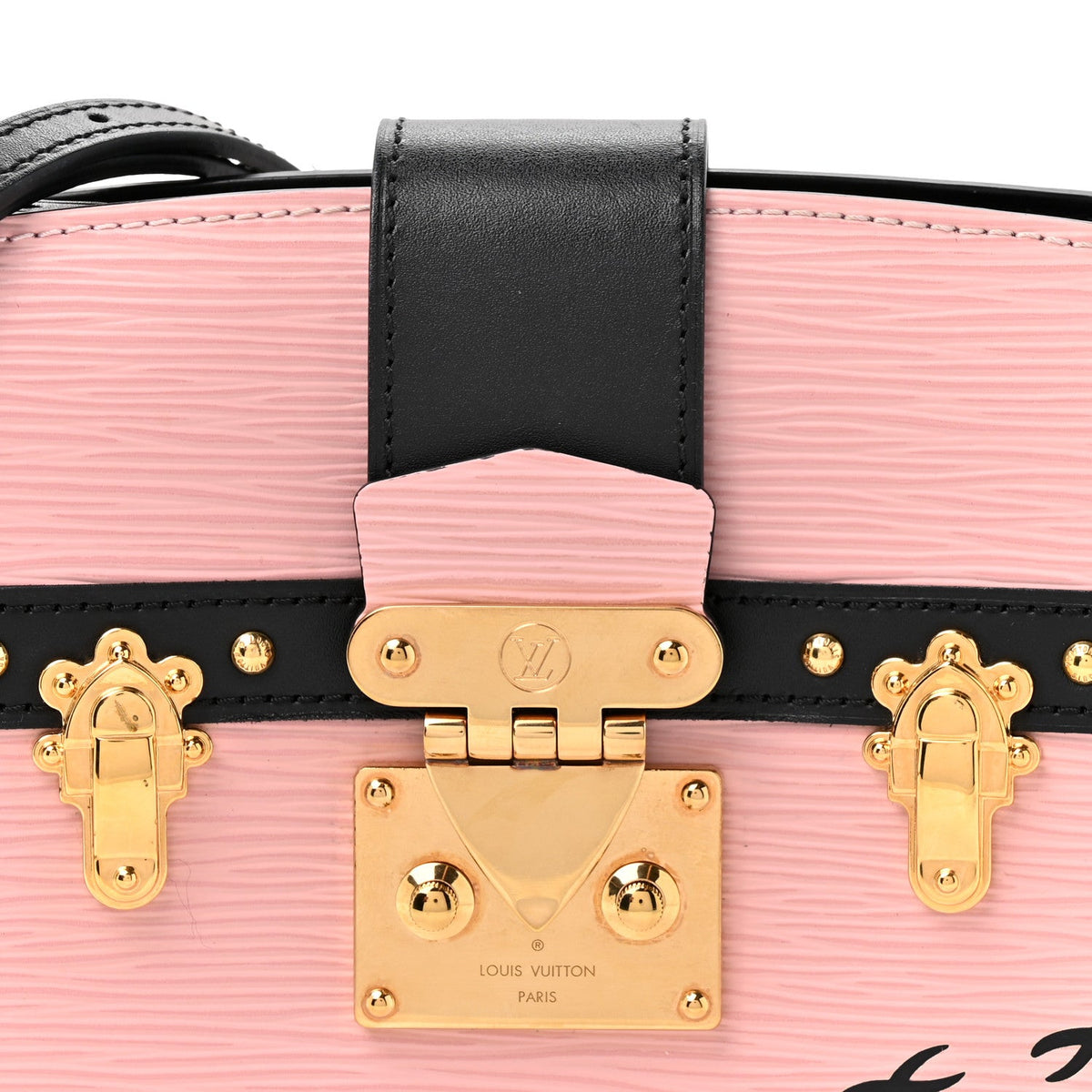 Epi Trunk Clutch Rose Ballerine